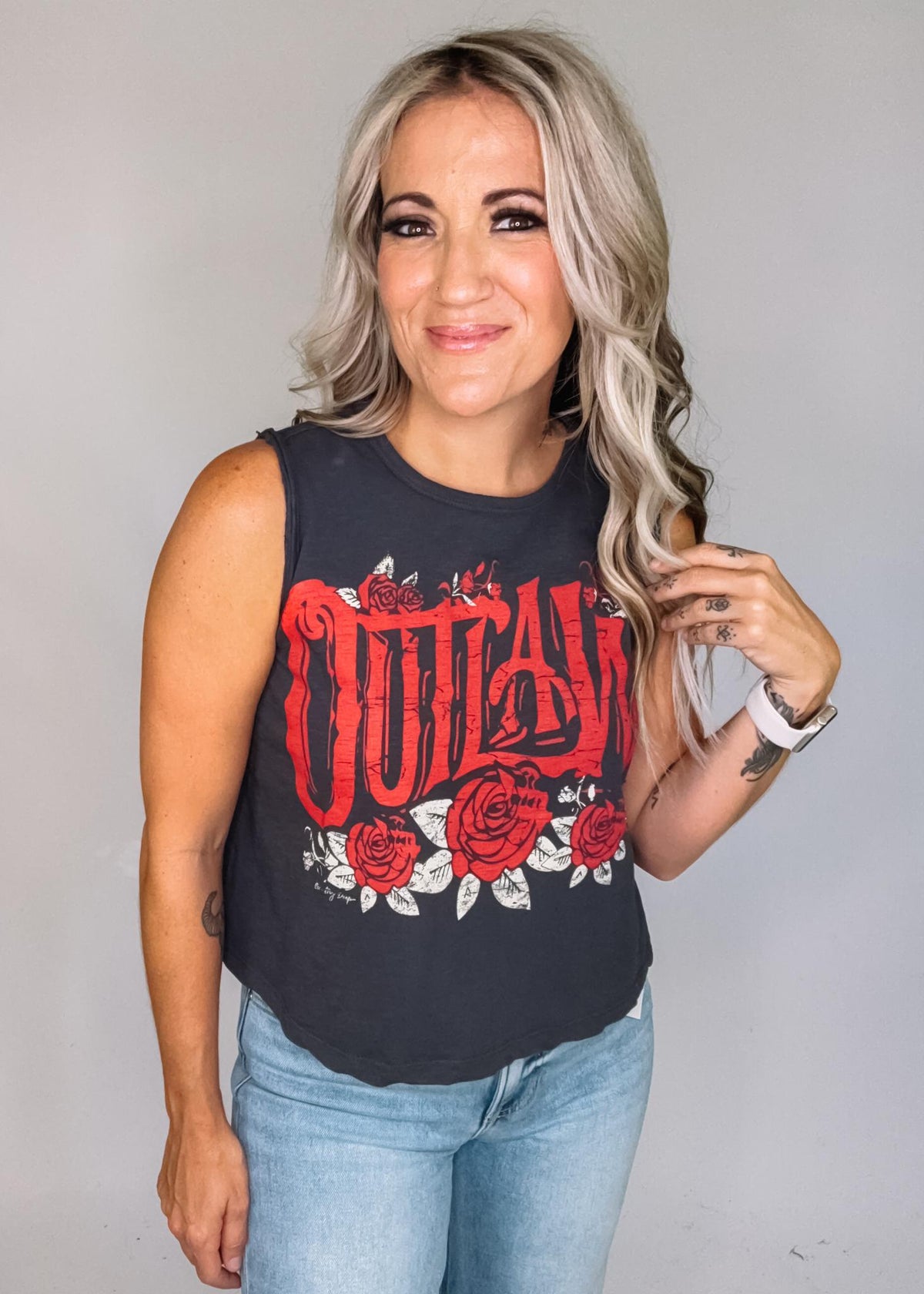 Outlaw Muscle Crop Top