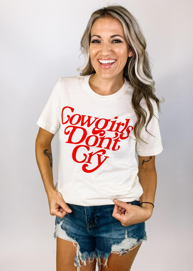 Cowgirls Don't Cry Graphic Tee