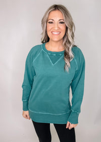 French Terry Pullover with Pockets