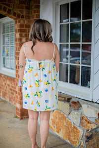 Shell and Lemon Print Dress