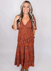 Ginger Floral Long Sleeve Maxi