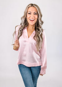 Icy Blush Blouse