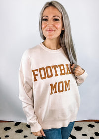 Football Mom Crew Pullover