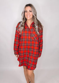 Plaid Flannel Button Down