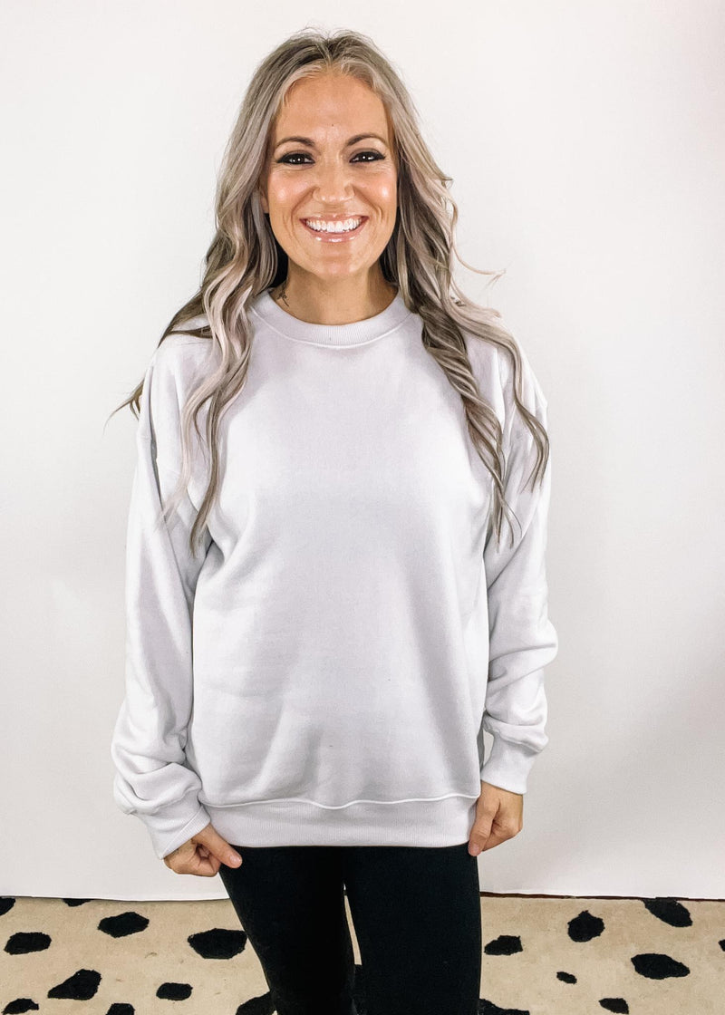 A - Fleece Round Neck Sweatshirt