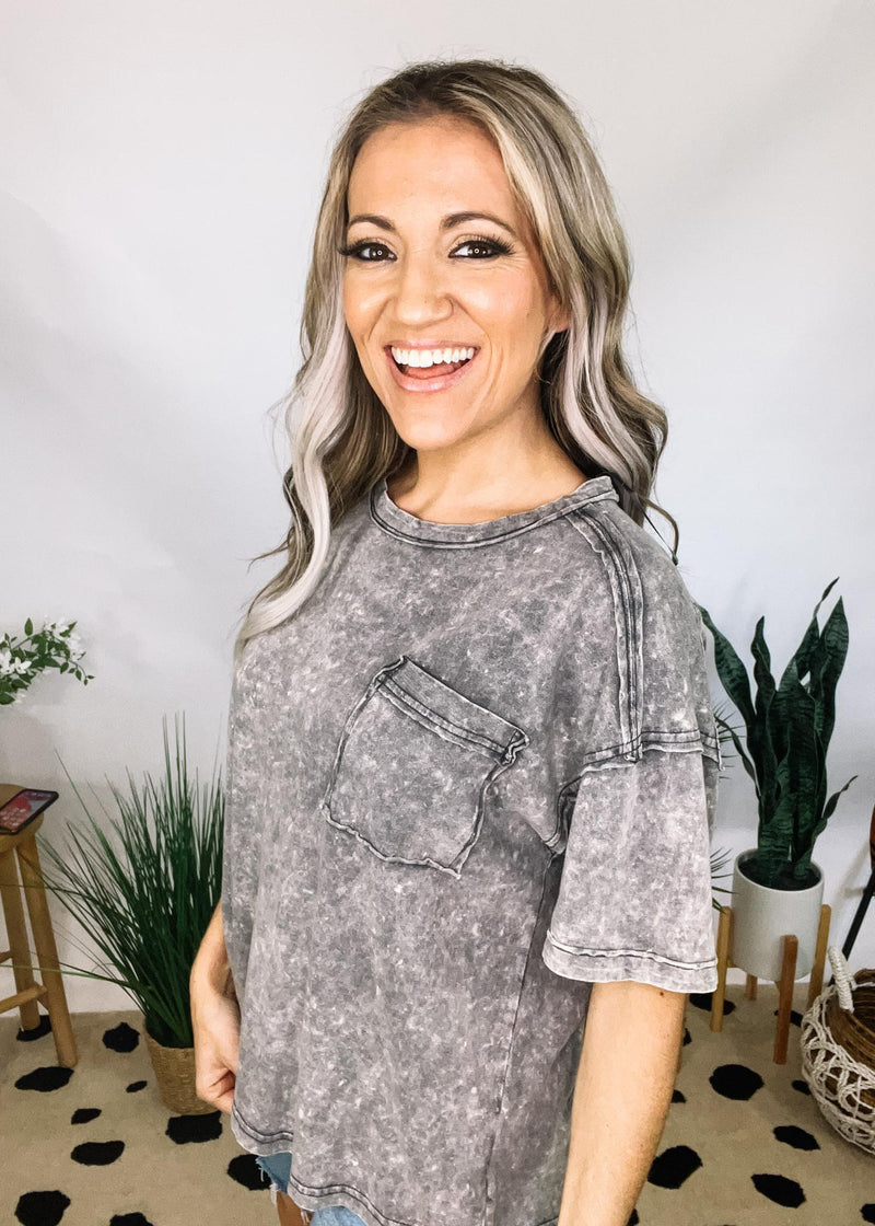 Relaxed Fit Vintage Wash Tee