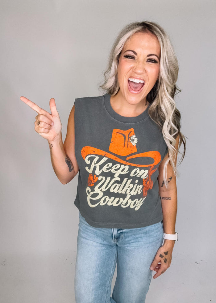 Walk on Cowboy Box Top