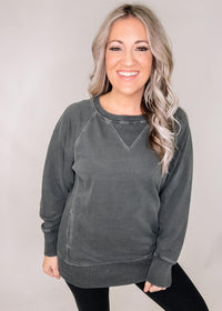 French Terry Pullover with Pockets