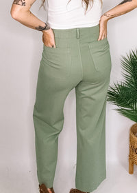 High Waisted Chunky Crop Pant