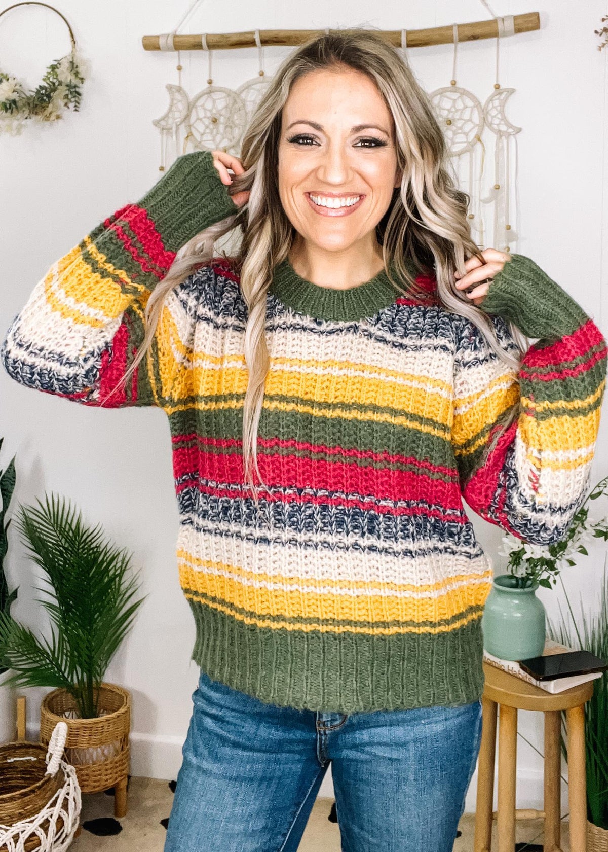 Multi Color Classic Sweater