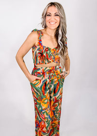 Tropical Two Piece Jumpsuit