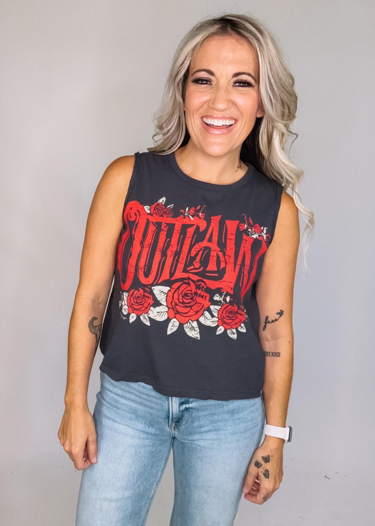 Outlaw Muscle Crop Top