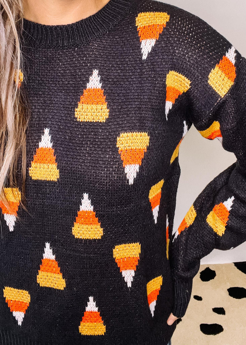 Candy Corn Printed Crew