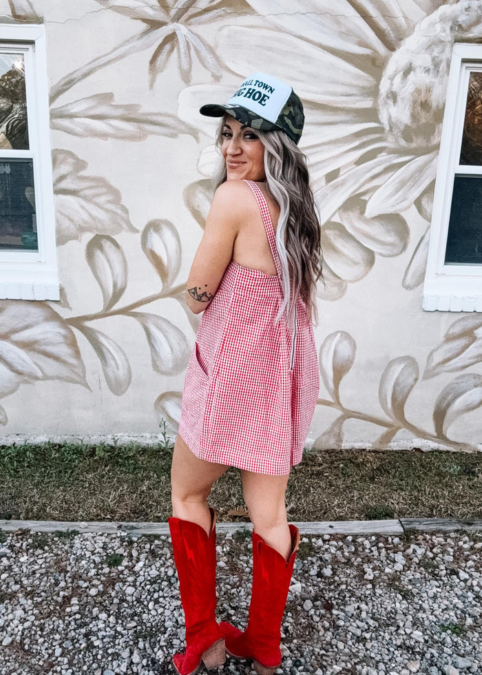 Red Gingham Jumper