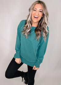 French Terry Pullover with Pockets