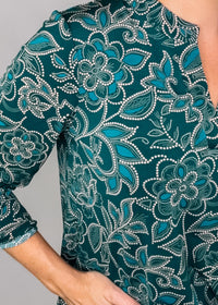 Hunter Green Lizzy Top