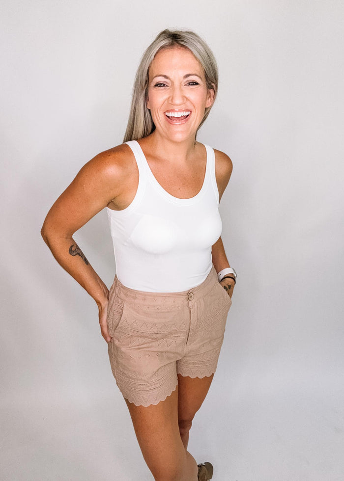 Mocha Lace Short