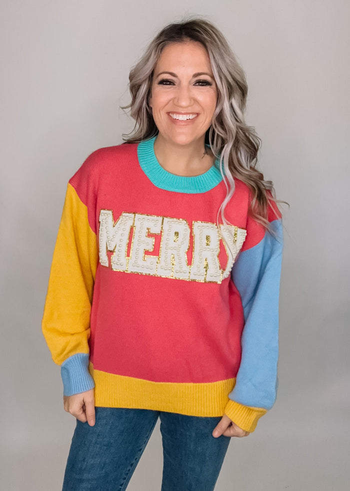 Merry Flamingo Mix Knit