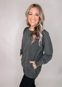 French Terry Pullover with Pockets