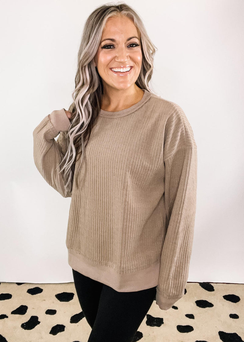 Anniversary Oversized Soft Textured Knit Top